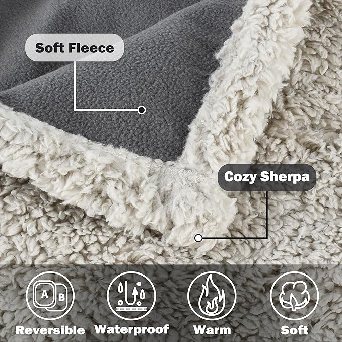 Kritter Planet Waterproof Dog Blanket, Reversible Water Proof Pet Blanket - Image 5