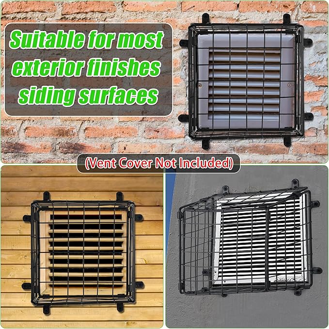 Dryer Vent Cover Guard Outside, Dryer Exhaust Vent Cover Bird Guard Protector - Image 4