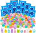 150 Pcs Resin Animals Mystery Bags, Mini Glow-in-the-Dark Animals, Individually Wrapped Tiny Figurines for Fairy Garden, Aquarium, Potted Decor, DIY Craft Display, Compact Assortment