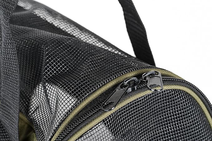 Pawer Soft-Sided Pet Carrier for Cat and Small Dog, Olive Color, Medium Size - Image 8