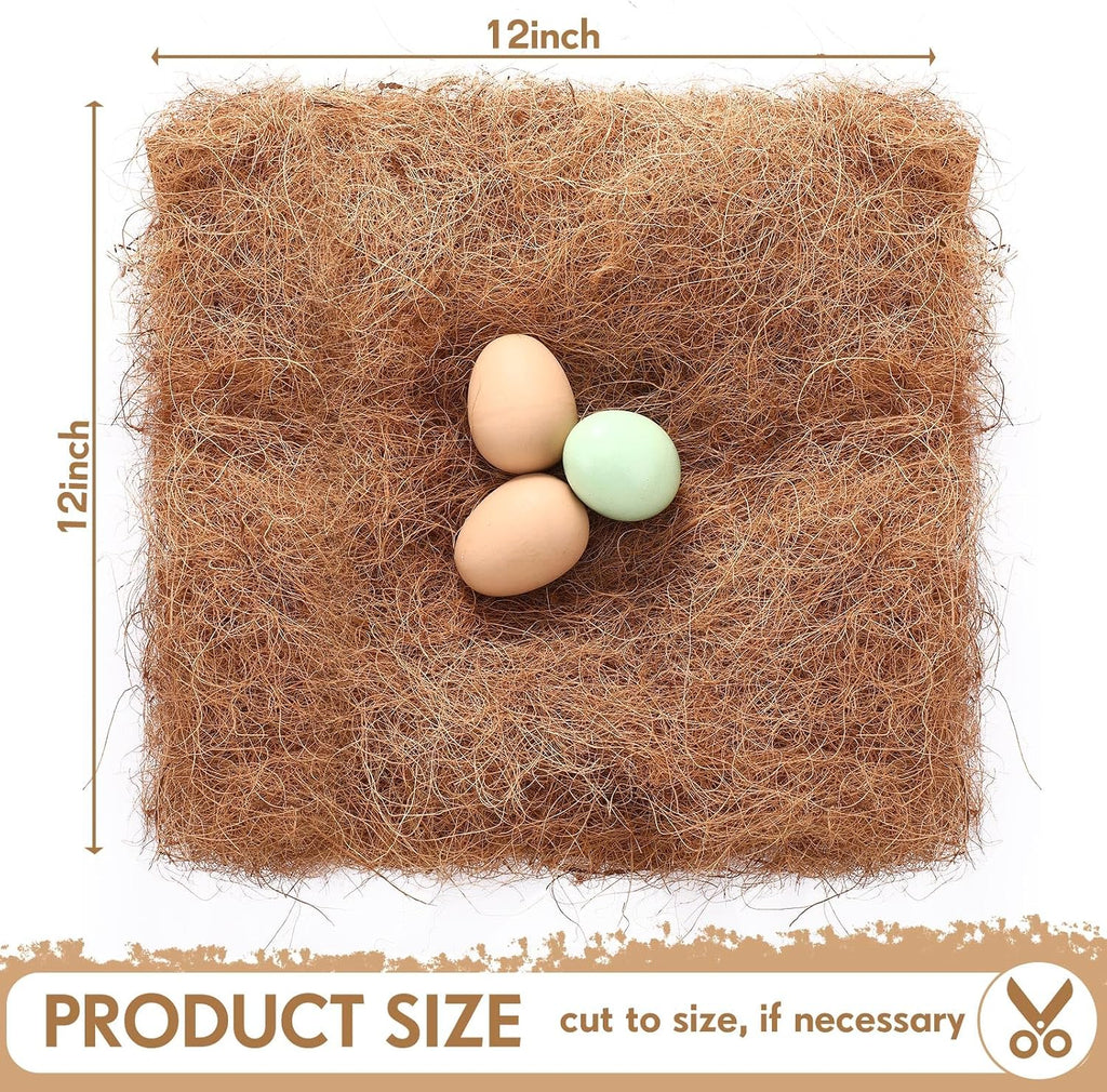 Yerliker Chicken Nesting Box Pads Laying Hen Chicken Coop Bedding,6 Pack