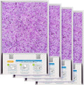 Crystal Cat Litter Tray Refill for PetSafe Litter Box Purple 4-Pack