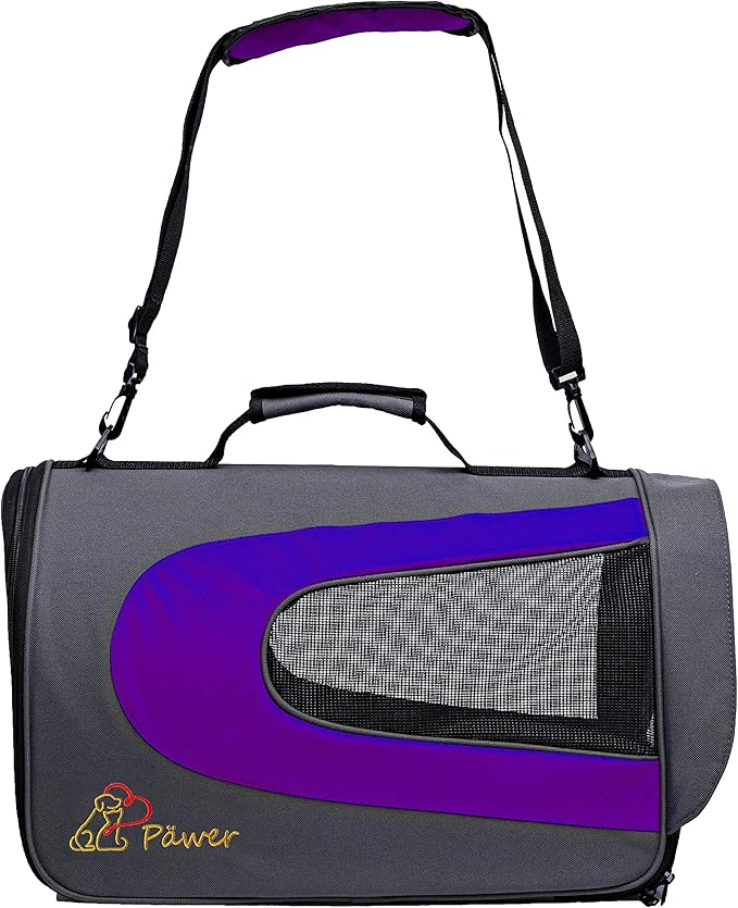 Pawer 18” x 11”x 11” Soft-Sided Foldable Airline Approved Pet Carrier by P%C3%84WER