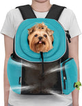 PetAmi Front Carrier Backpack, Ventilated Adjustable Pet Chest Carrier by PetAmi