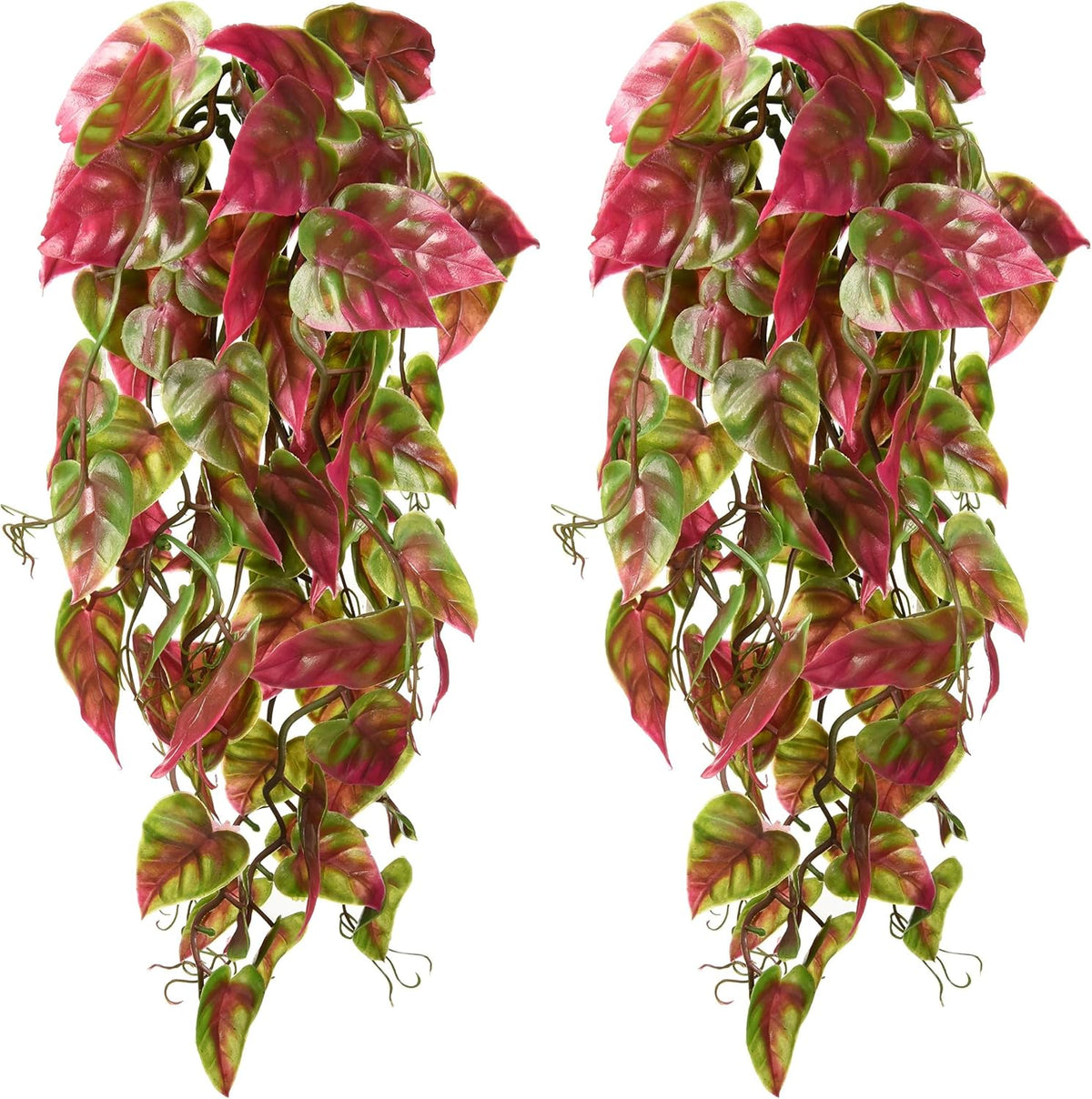 Penn-Plax Reptology Decorative Hanging Terrarium Plant Vines for Reptiles and Amphibians – 12” Length – Green