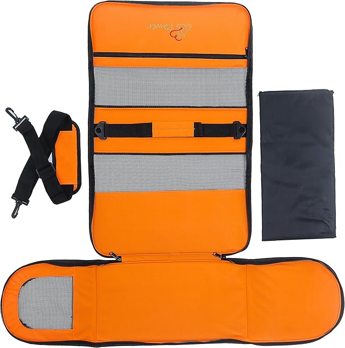 Pawer 18” x 10” x 10”Soft-Sided Foldable Airline Approved Pet Carrier - Image 3