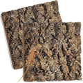 2PCS 11.8"x11.8" Natural Thickened Reptile Cork Bark Terrarium Background