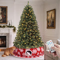 YITAHOME 6FT Green Prelit Christmas Tree w/Cat Tunnel & Skirt