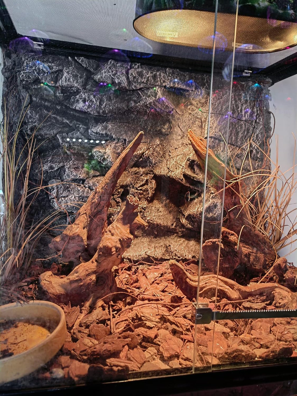 Fake Desert Dry Grass Reptile Plants Bearded Dragon Terrarium Décor