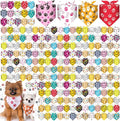 Aliceset 180 Pcs Dog Bandana Bulk Paw Print Bandanas by Aliceset