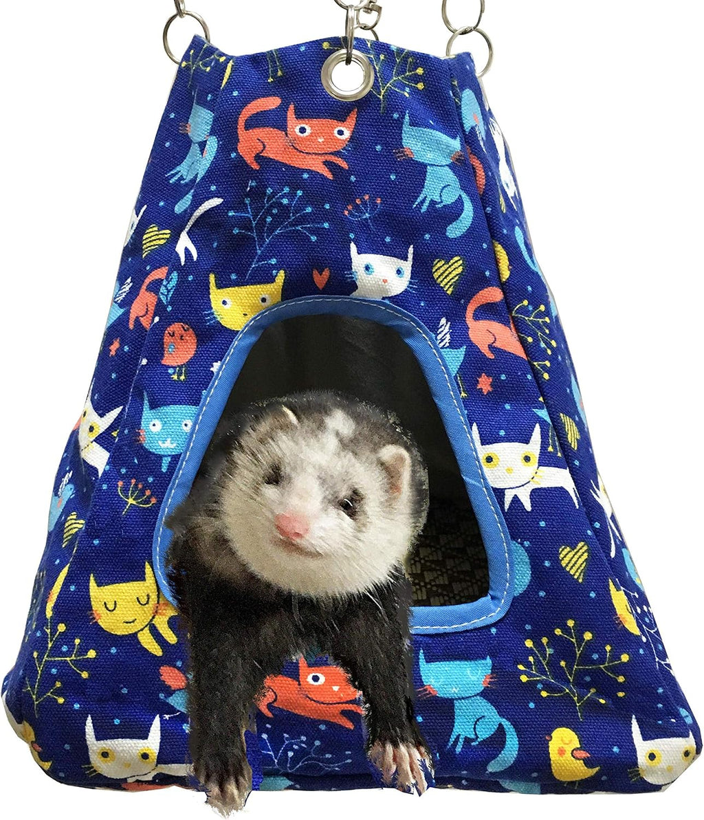 Guinea Pig Hideout Ferret Hammock, Tough Chow Mat Material, Easy to Clean, Suitable for Small Pets