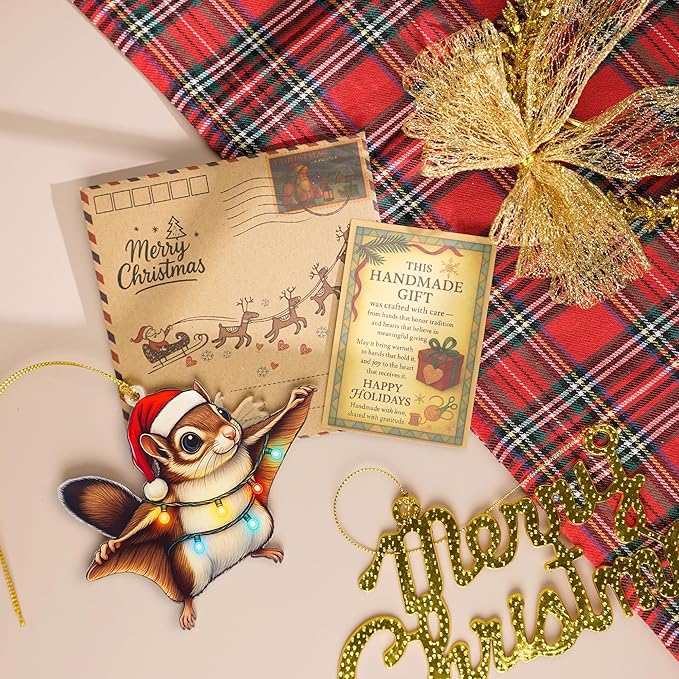 Cute Squirrel Ornaments for Christmas Tree, Squirrel Gifts for Women, Funny - Image 2