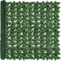 Artificial Ivy Privacy Fence Wall Screen, 48x120 in UV-Anti Faux Greenery by ODTORYHOME