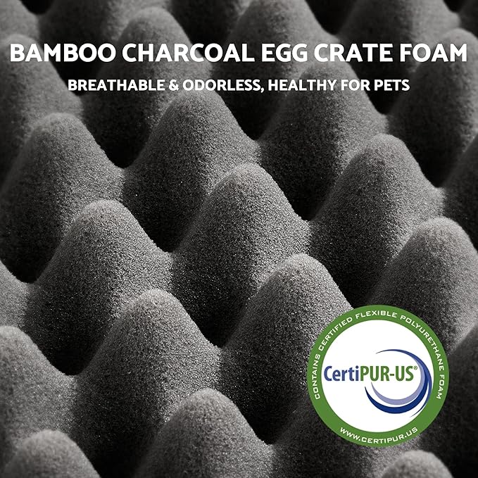 Dog Bed for Small and Medium Dogs & Cats, Waterproof Lining for Indoor Outdoor - Image 6