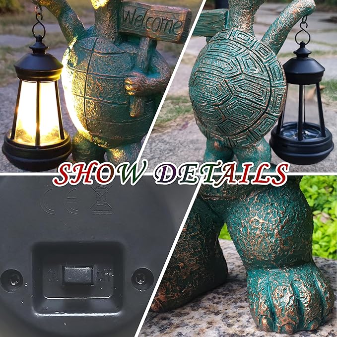 Turtle Garden Statue Outdoor Décor - Image 8