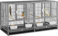 Yaheetech Stackable Bird Cage Divided Breeder Breeding Parakeet Bird Cage by Yaheetech