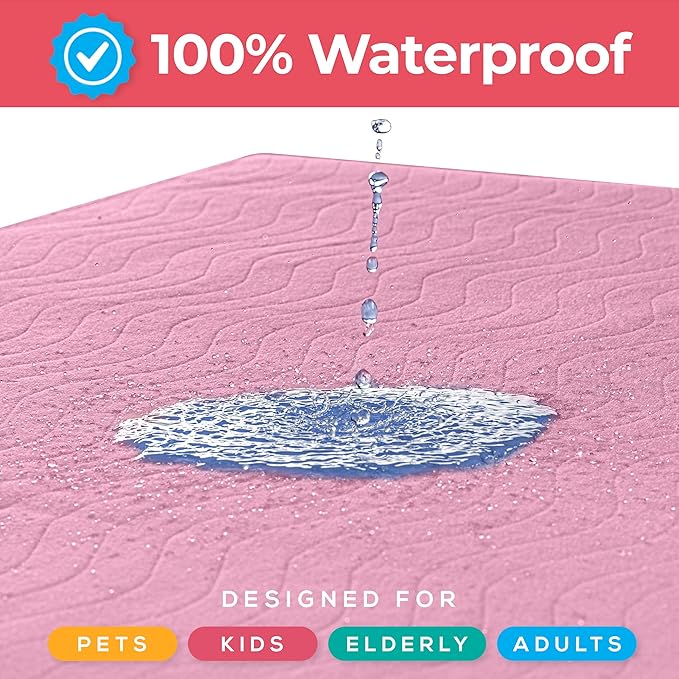 Utopia Bedding Washable Underpads 34" x 36", Waterproof Reusable Heavy - Image 6