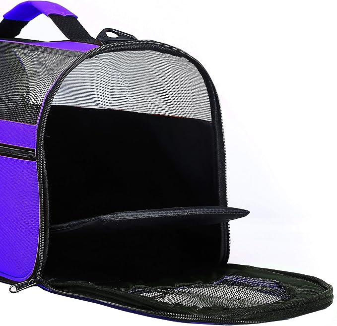 Pawer 18” x 10” x 10”Soft-Sided Foldable Airline Approved Pet Carrier - Image 7