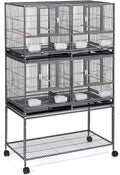 Yaheetech Stackable Divided Breeder Breeding Parakeet Bird Cage by Yaheetech