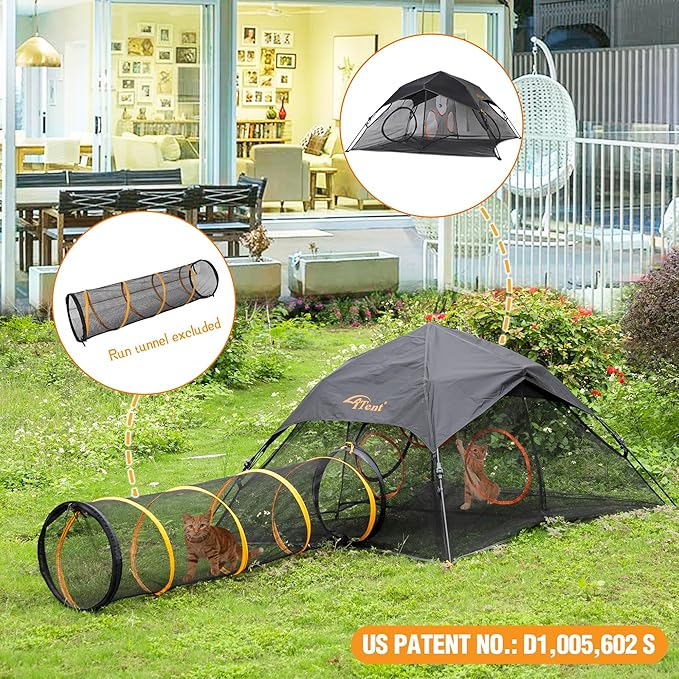 Outdoor Cat Play Tent for Indoors and Outdoors - Image 4