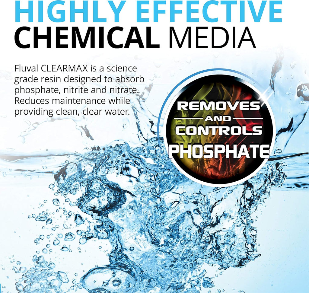 Fluval ClearMax Phosphate Remover, 3-Pack, 100-gram, All Breed Sizes