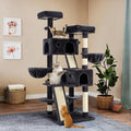 WEEWAY Cat Tree Tower for Indoor Cats, Stand House Condo Cave, Sisal Scratching by WEEWAY