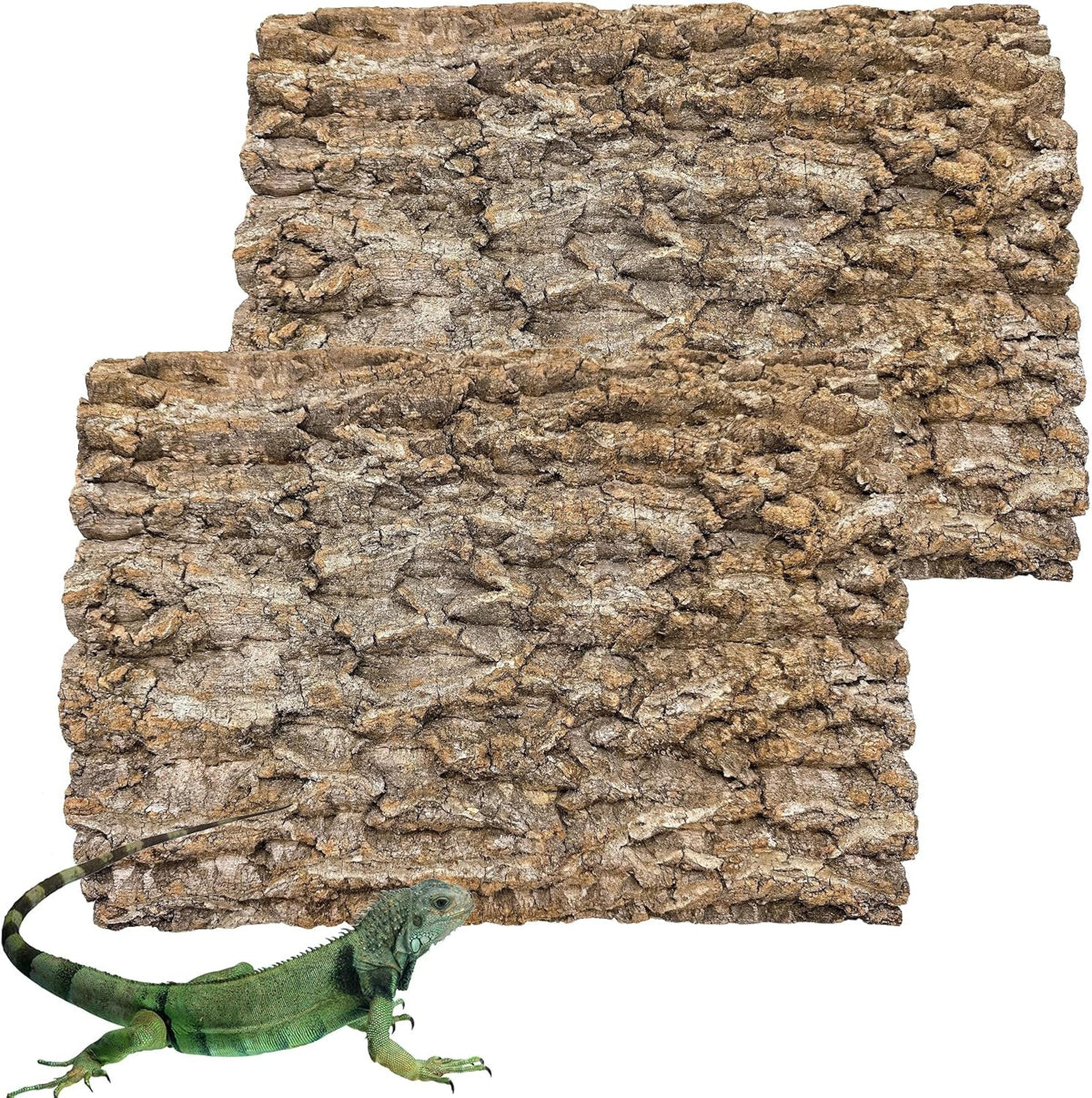 4PCS Cork Terrarium Background 15.7x11.8in Natural Cork Large Bark Climbing Mat Habitat Decoration Chameleons, Lizards, Turtles Glass Jar Decoration