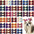 60 Pcs Cute Puppy Dog Hair Bows Small Bowknot Hair Bows by Shinylin