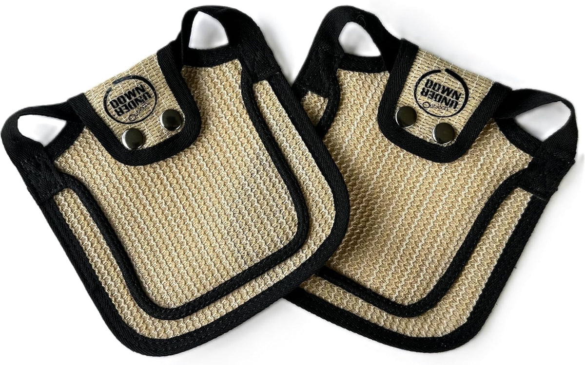 DOWN UNDER OUTDOORS 2 Small Bantam or Young Chicken Saddles (Sand Mesh)
