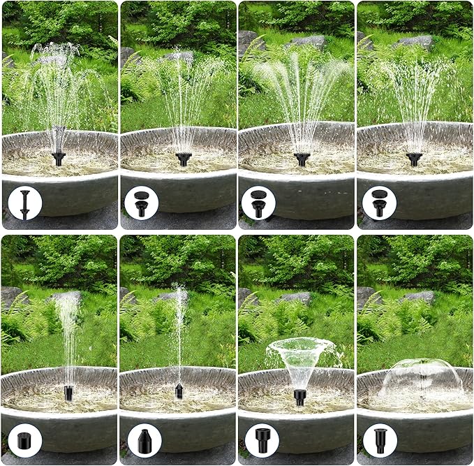 Biling 7.5W Solar Water Pump Outdoor, Solar Pond Pump Solar Fountain - Image 4