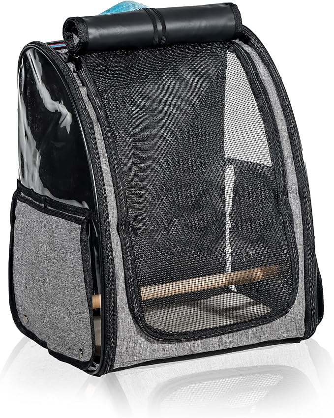 Trademark Innovations Bird Backpack, Bird Carrier Travel Cage, Portable Bird by Trademark+Innovations