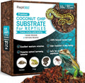 Premium Coconut Chip Substrate for Reptiles – 10 LB Block in Carton Box, Expands to 72 Quarts – Natural & Dust-Free Coco Husk Bedding for Ball Python, Bearded Dragon, Tortoise & Gecko