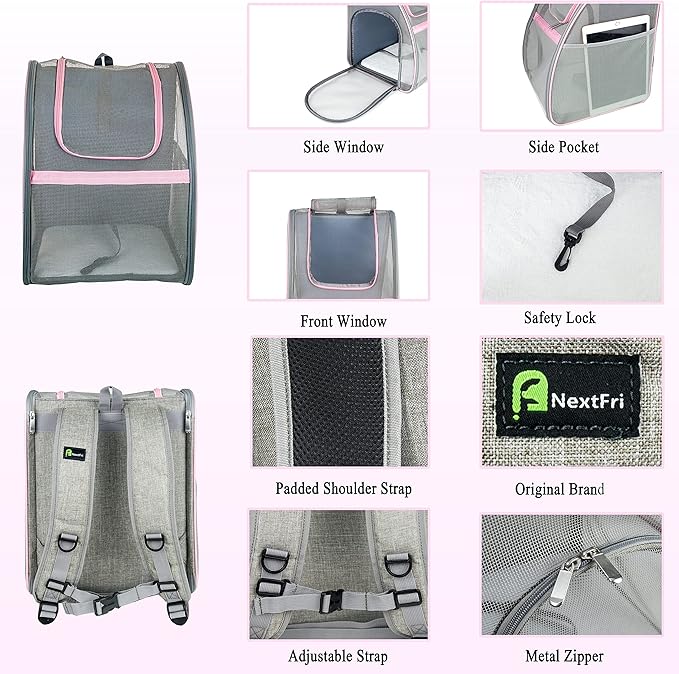 Pet Carrier Backpack, Ventilated and Breathable - Image 7