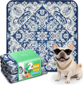 FXW Washable Pee Pads for Dogs, Super Absorbent, 35" Square, 2 Packs