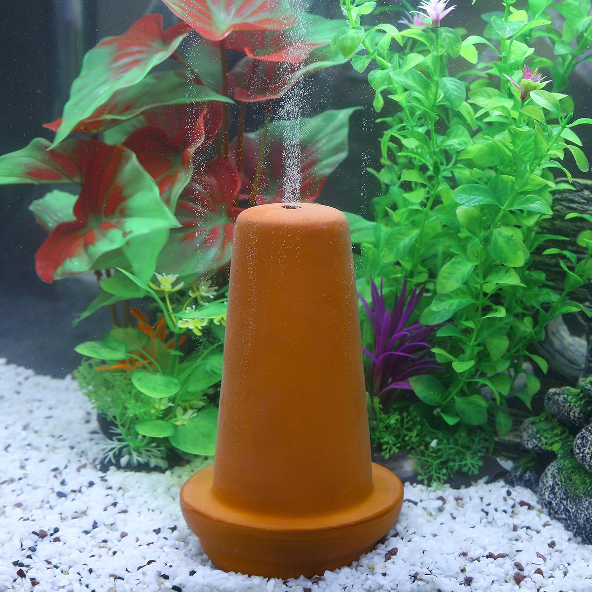 AQUA KT Discus Fish Breeding Cone Cave Spawning Slates for Aquarium Decor