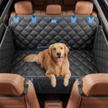 Rorhxia Hard Bottom Dog Car Seat Cover for Back Seat Extender, L