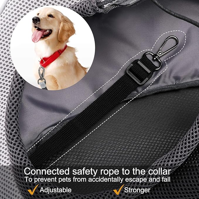 FDJASGY Pet Sling Carrier for Small Dogs Cats, Breathable Mesh Travelling Hand - Image 7