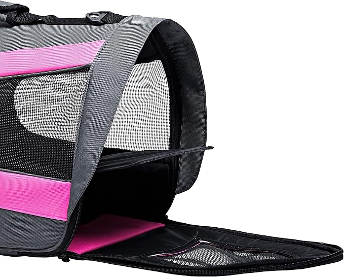 Pawer 18” x 11”x 11” Soft-Sided Foldable Airline Approved Pet Carrier - Image 8