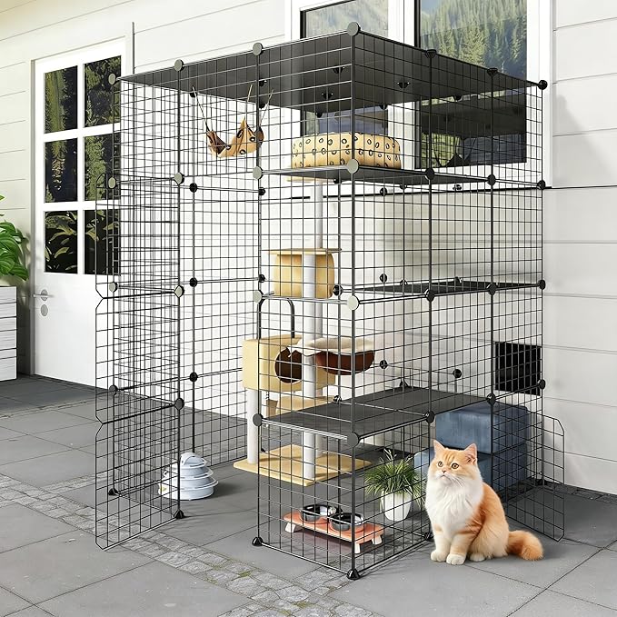 Oneluck 55 Inch Catio Outdoor Cat Enclosure - Image 9