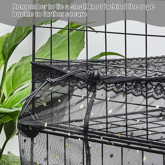 Shappy Large Bird Cage Birdcage Nylon Mesh Net Cover Seed Feather Catcher - Image 5