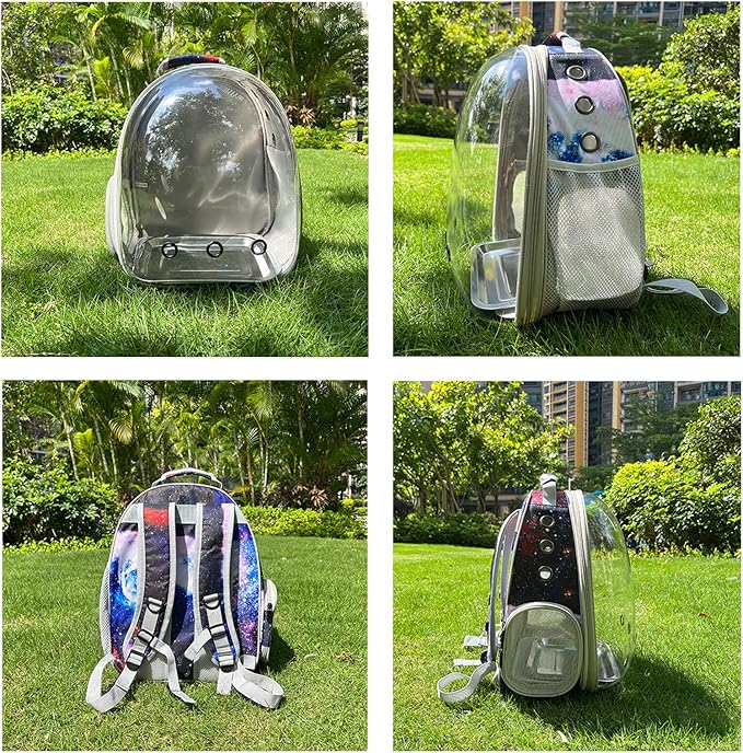 Galaxy Blue Bird Carrier Backpack - Image 5