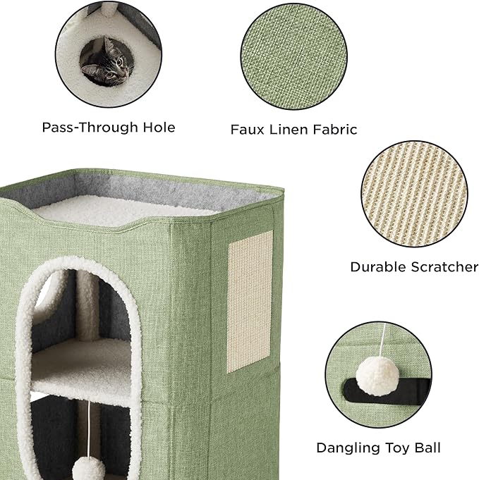 Bedsure 2 Story Cat House - Image 3