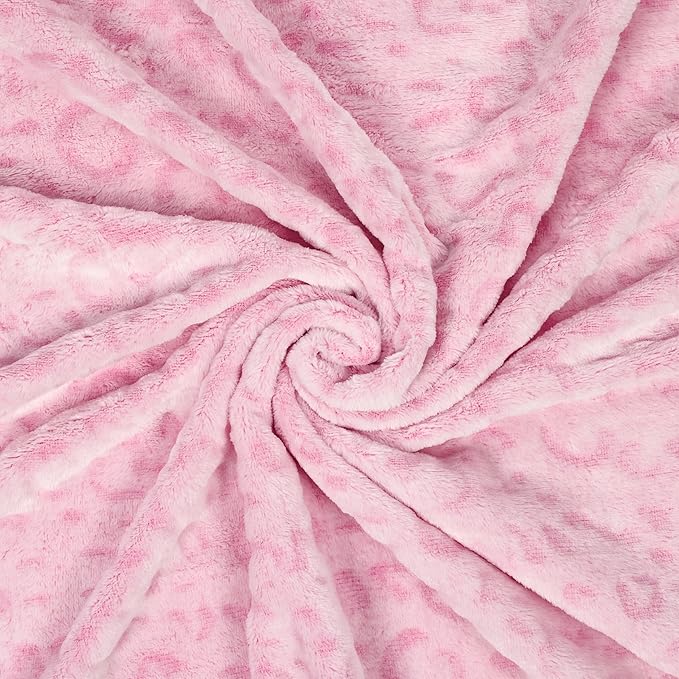 Bnuitland Leopard Print Fleece Flannel Throw Blanket - Image 6