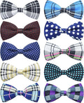 PET SHOW 10 Pack Pet Big Dogs Collar Embellishment Attachment Bow Ties by PETSHOW