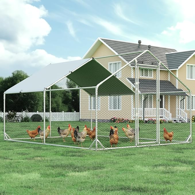 4ever2buy Large Metal Chicken Coop by 4ever2buy