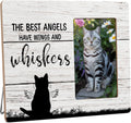 Cat Memorial Gifts for Loss of Cat, Pet Sympathy Gift Wooden Picture Frames, 4x6 inch Photo