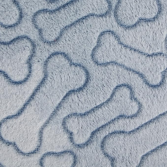 Bone Dry Embossed Bone Print Pet Blanket - Image 4