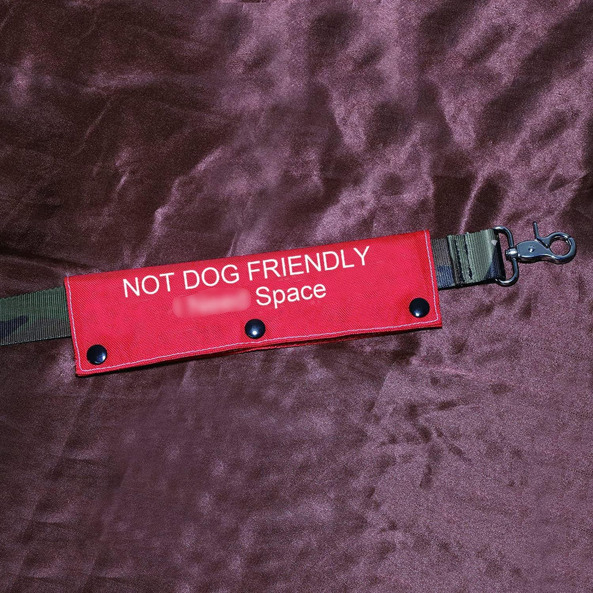 Funny Dog Leash Sleeve - Space Dog Leash Wrap Alert Hanging ID Patch Tag Pet Birthday Gift