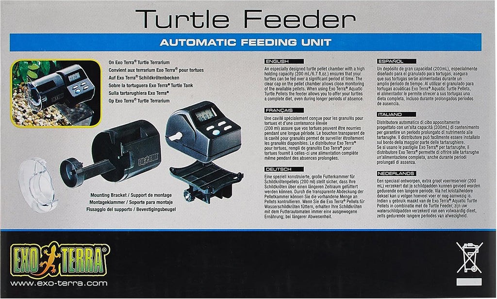 Exo Terra Turtle Automatic Feeder for Amphibians