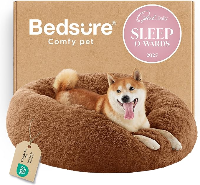 Bedsure Calming Dog Bed for Medium Dogs by BEDSURE